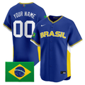 Custom Team Brazil Jersey Name, Number 2026 World Baseball Stitched
