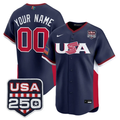 Custom Team USA Jersey World Baseball Classic 250 USA Patch 2026 Roster Stitched