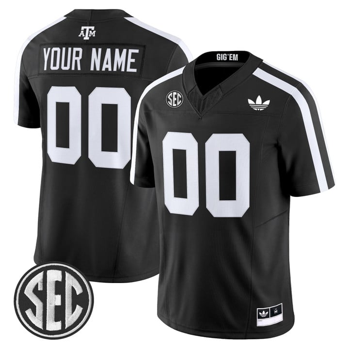 Custom Texas A&M Aggies Jersey Name, Number 2025 Vapor V2 Stitched