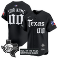 Custom Texas Rangers Jersey Gothic Frontier Edition Vapor Premier Limited Stitched