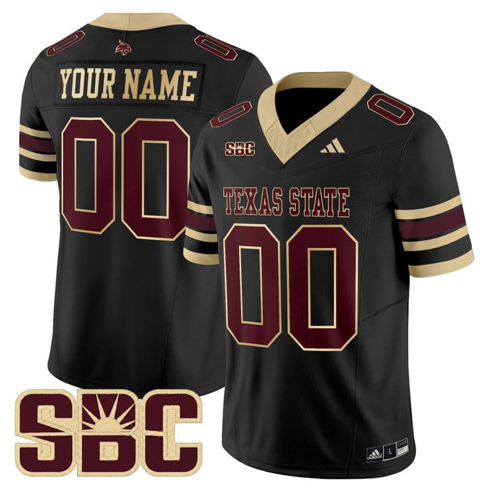 Custom Texas State Bobcats Jersey Name, Number 2025 Limited Stitched