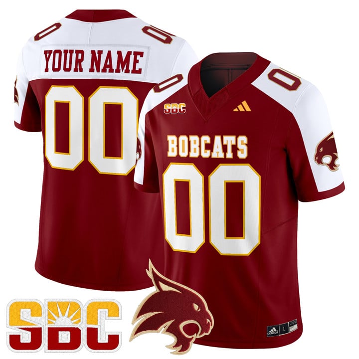 Custom Texas State Bobcats Jersey Name, Number 2025 Limited Stitched
