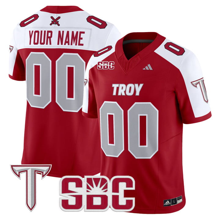 Custom Troy Trojans Jersey Name, Number 2025 Vapor Limited Stitched