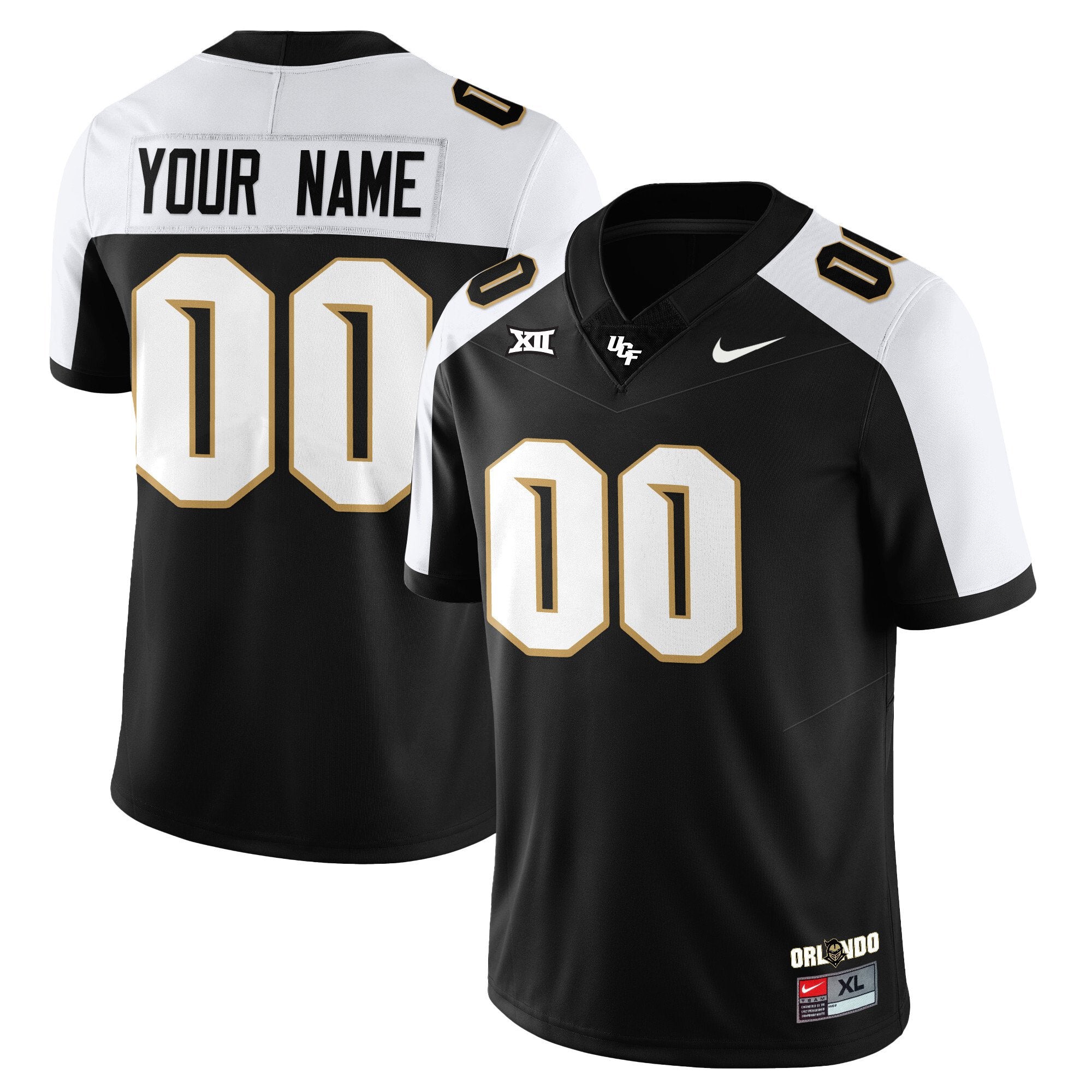 Custom UCF Jersey Name, Number Football 2025 Core Uniforms Stitched