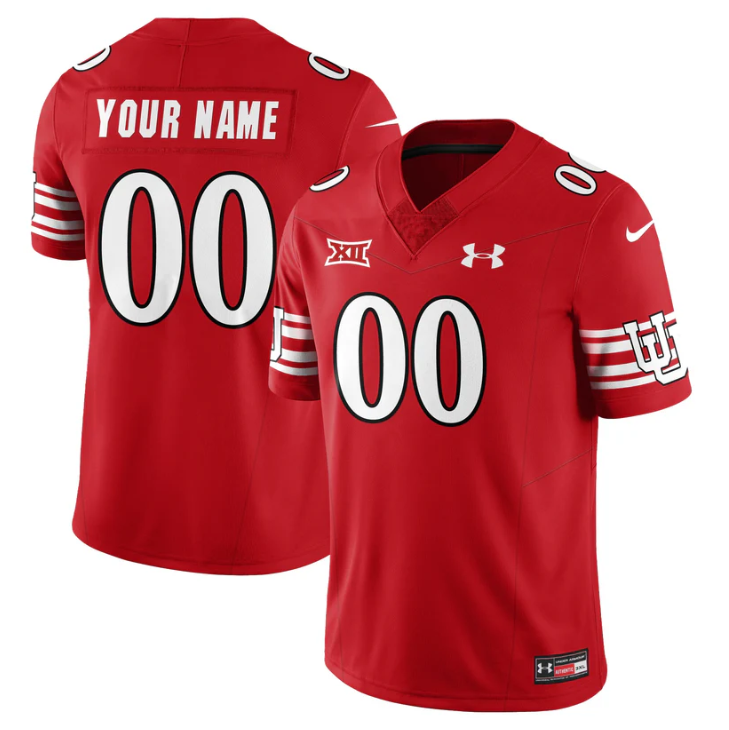 Custom Utah Football Jersey 2025 Dark Mode Vapor Limited Stitched