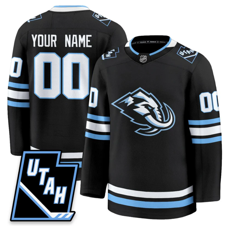Custom Utah Hockey Jersey Mammoth 2025 Limited All Stitched