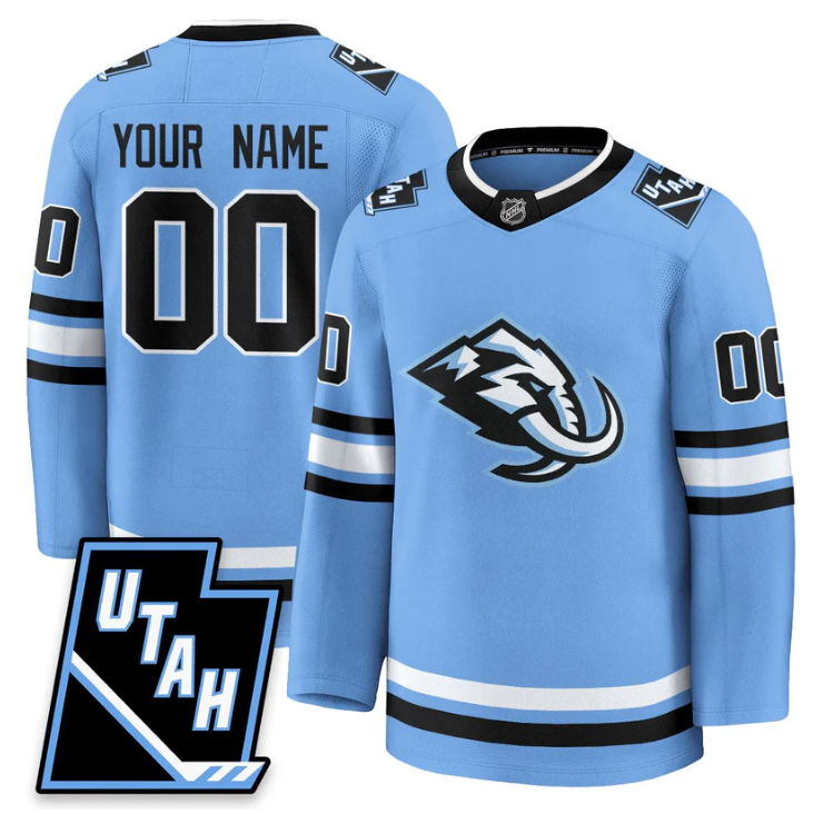 Custom Utah Hockey Jersey Mammoth 2025 Limited All Stitched