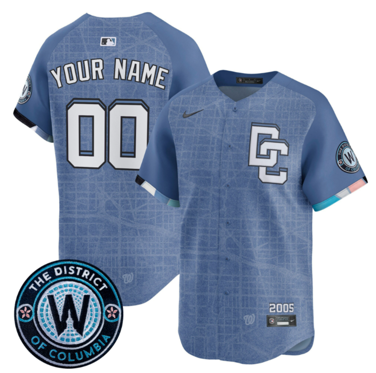 Custom Washington Nationals Jersey 2025 City Connect Vapor Premier Limited Stitched