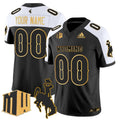 Custom Wyoming Cowboys Jersey 2025 Gold Vapor Limited Stitched
