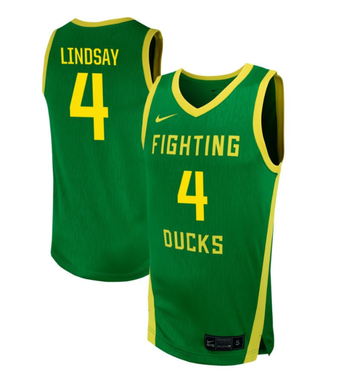 Elisa Mevius Jersey #8 Oregon Ducks NIL Basketball Green