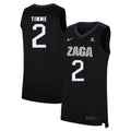 Drew Timme Jersey Gonzaga Bulldogs College Basketball Black #21