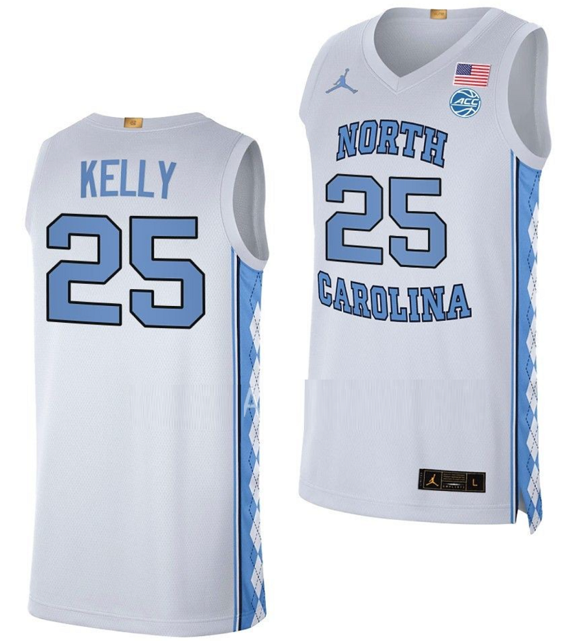 Deja Kelly Jersey #25 North Carolina Tar Heels College Basketball