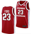 Derrian Ford Jersey Arkansas Razorbacks College Basketball 100 Season #23