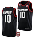 Daniel Gafford Jersey Arkansas Razorbacks College Basketball 100 Season #10