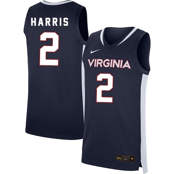 Dante Harris Jersey #2 Virginia Cavaliers College Basketball Stitched Navy
