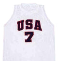 Derrick Rose Jersey #7 Team USA Basketball White