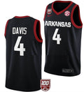 Davonte Davis Jersey Arkansas Razorbacks College Basketball 100 Season #4