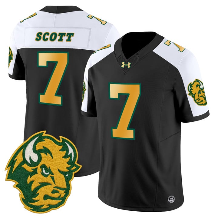 DJ Scott Jersey #7 North Dakota State Bison Vapor Limited Stitched