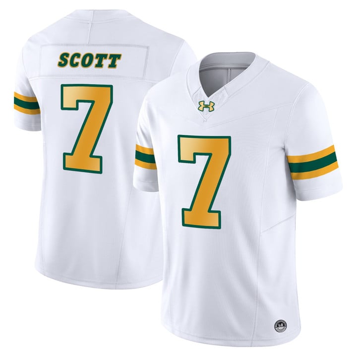 DJ Scott Jersey #7 North Dakota State Bison Vapor Limited Stitched