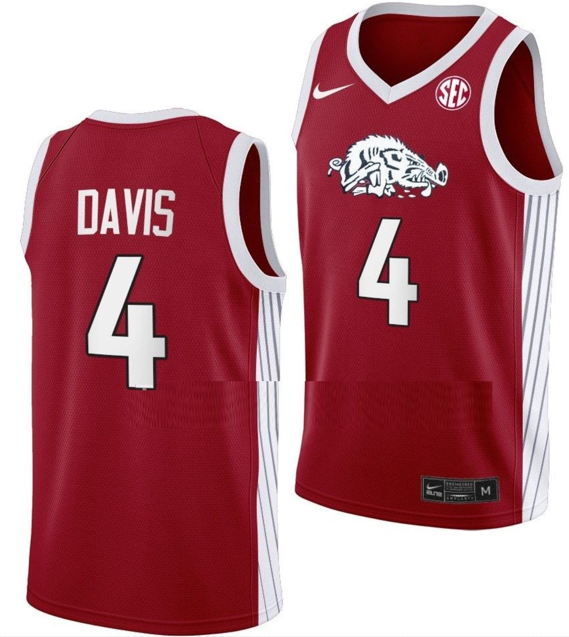 Davonte Davis Jersey Arkansas Razorbacks College Basketball 100 Season #4