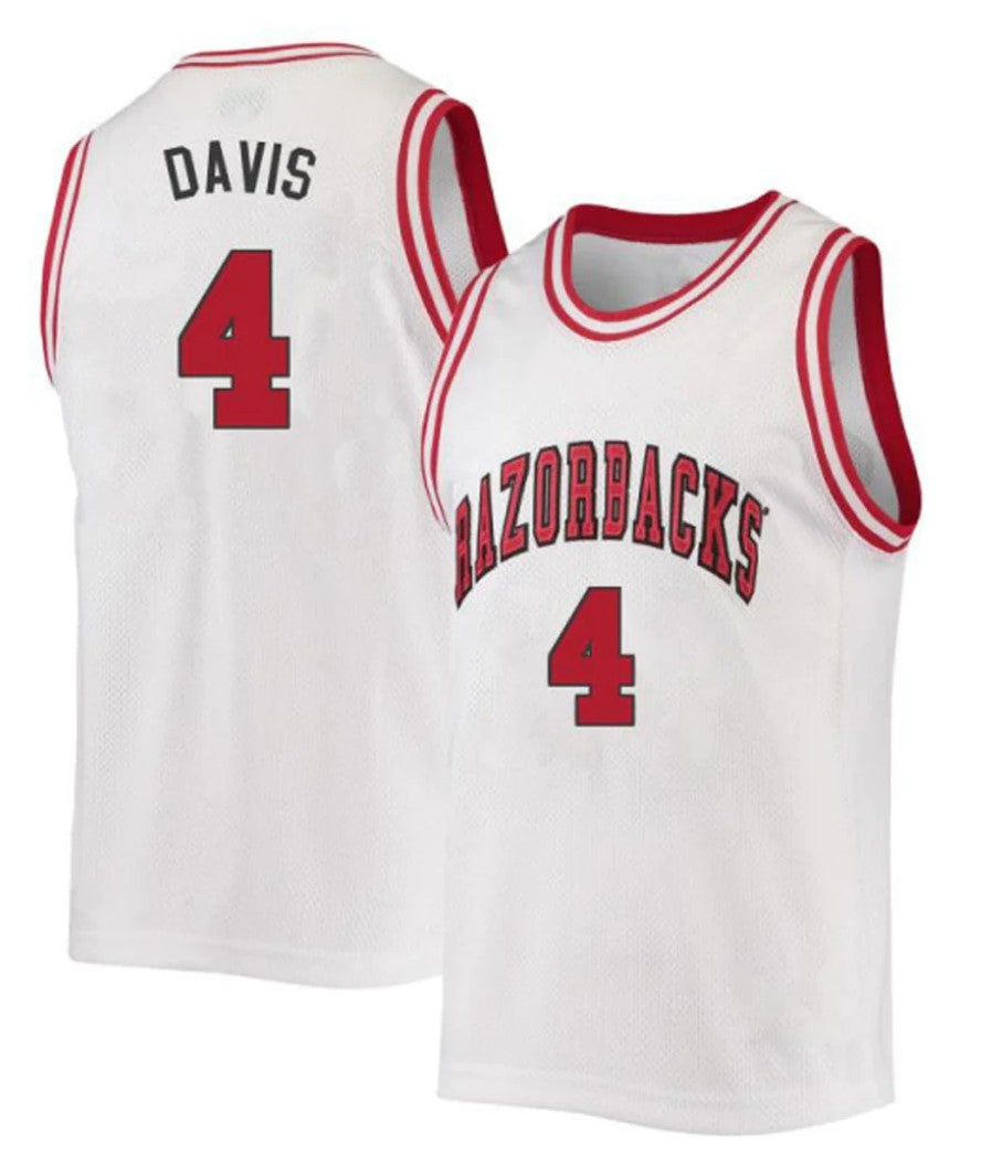 Davonte Davis Jersey Arkansas Razorbacks College Basketball 100 Season #4