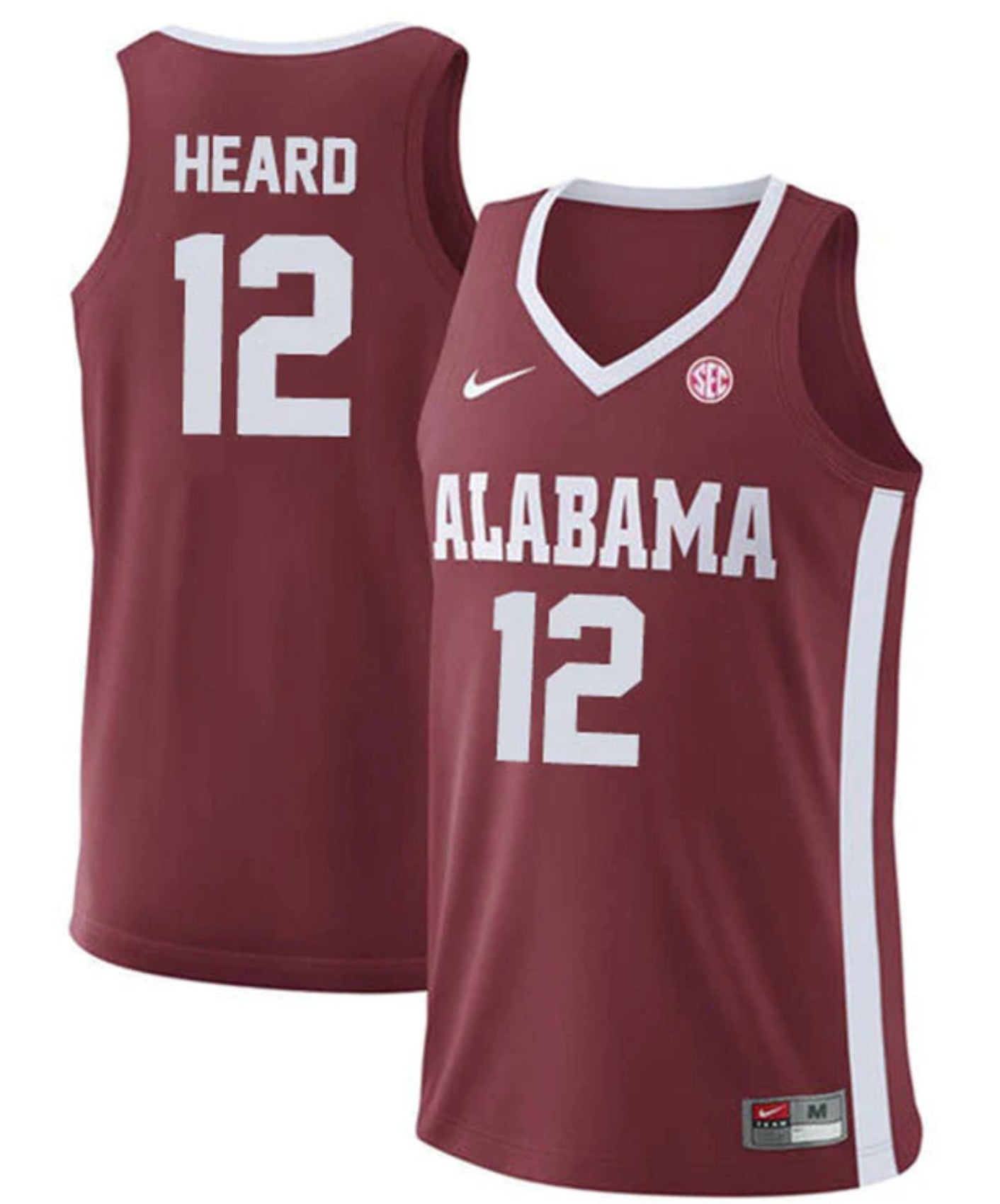 Delaney Heard Jersey Alabama Crimson Tide College Basketball Replica Crimson #12