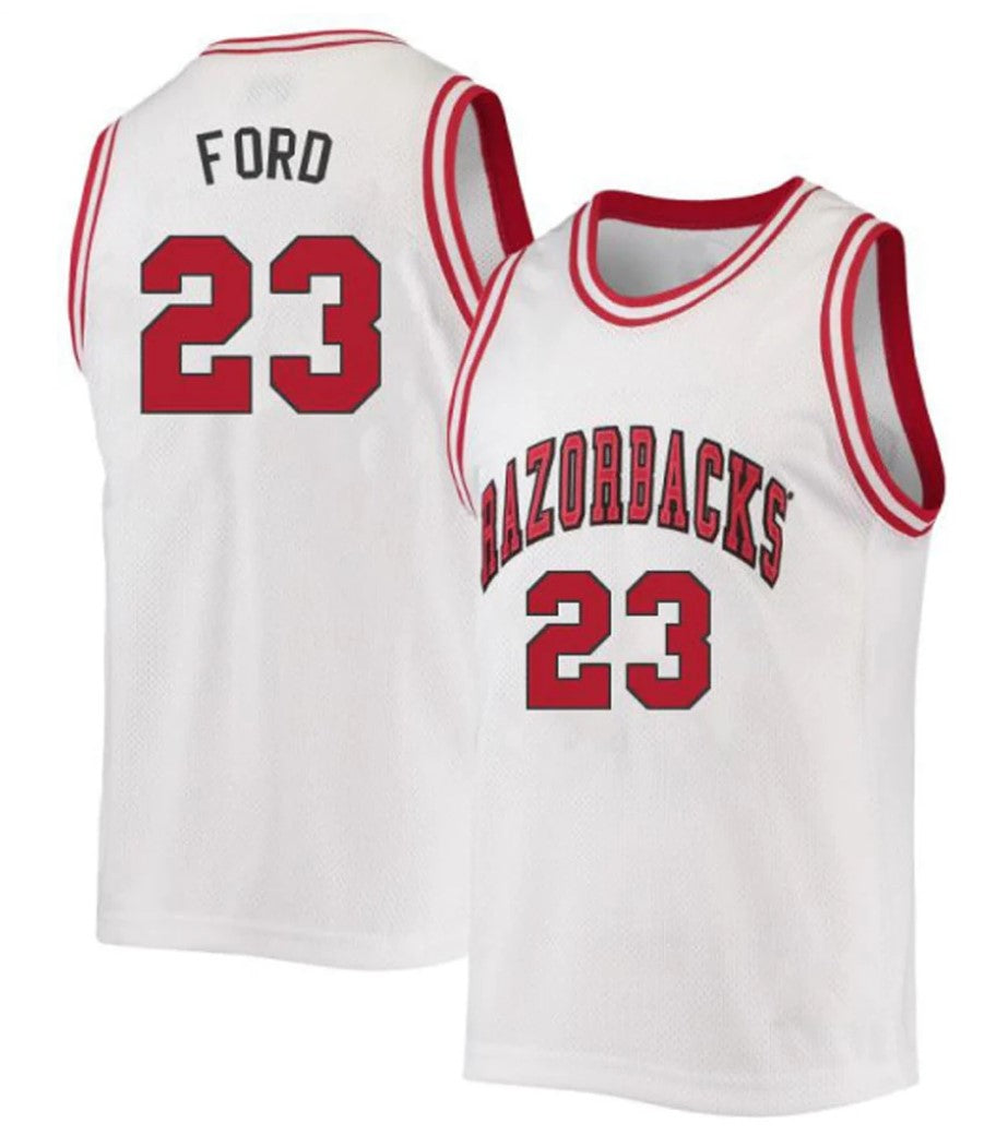 Derrian Ford Jersey Arkansas Razorbacks College Basketball 100 Season #23