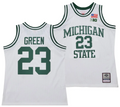 Draymond Green Jersey #23 Michigan State Spartans 125th Basketball Anniversary 1990 Throwback White