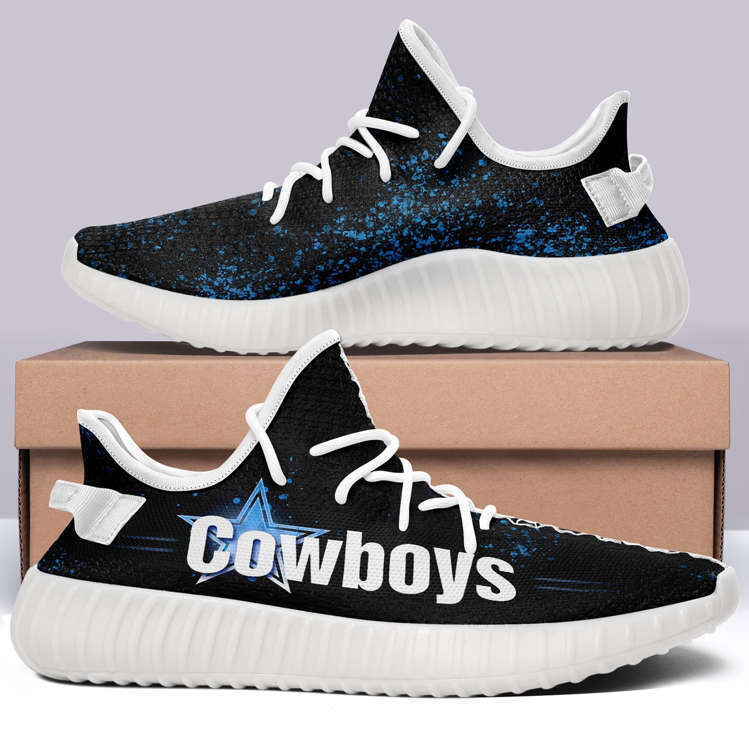 Dallas Cowboys NFL 350v Yeezy Sneakers For Men Women Fans