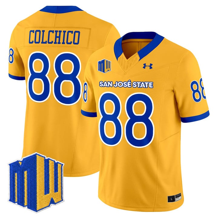 Dan Colchico Jersey #88 San José State Spartans 2025 Limited Stitched