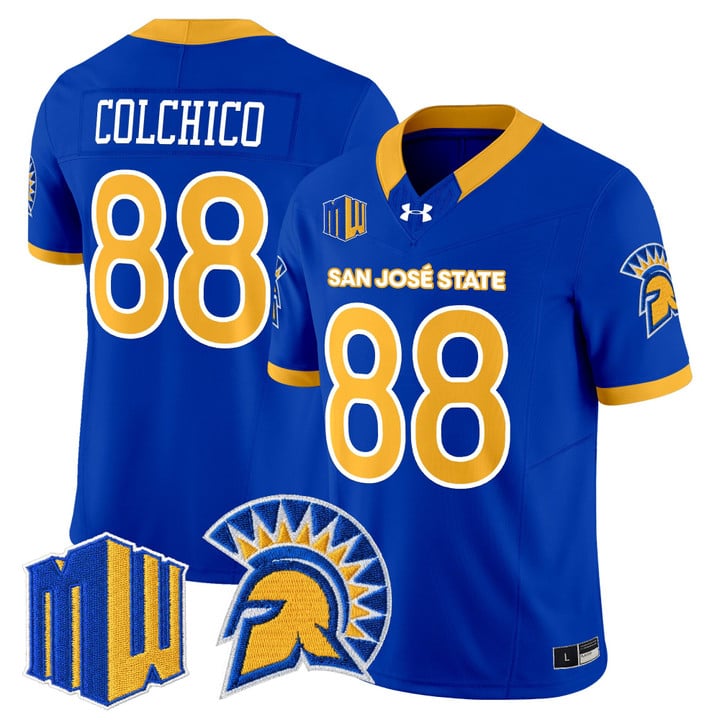 Dan Colchico Jersey #88 San José State Spartans 2025 Limited Stitched