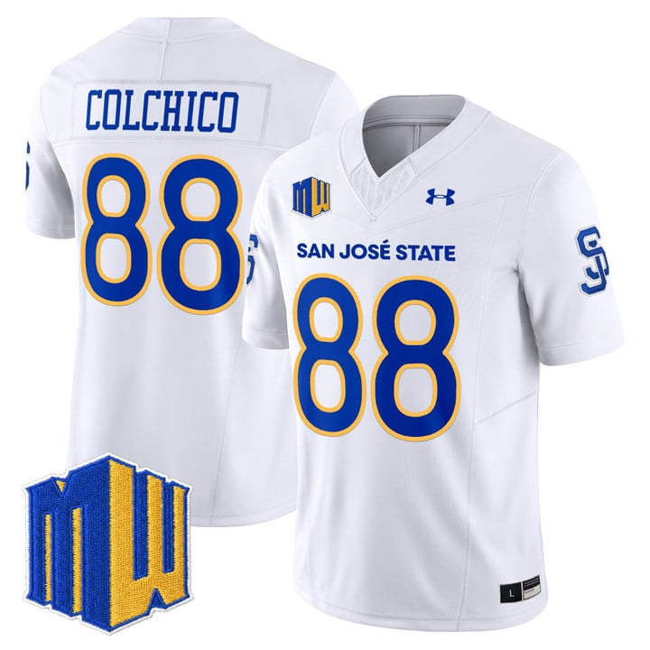 Dan Colchico Jersey #88 San José State Spartans 2025 Limited Stitched