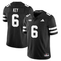 Dane Key Jersey #6 Nebraska Football 2025 Blackout Stitched