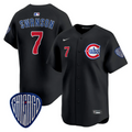 Dansby Swanson Jersey #7 Chicago Cubs Blue Alternate Vapor Premier Limited Stitched
