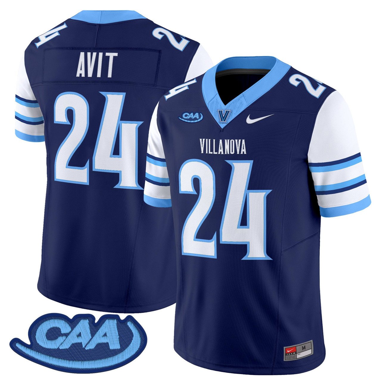 David Avit Jersey #24 Villanova Wildcats 2025 Vapor Limited Stitched