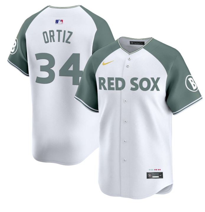 David Ortiz Jersey #34 Boston Red Sox 2025 City Connect Vapor Premier Limited Stitched