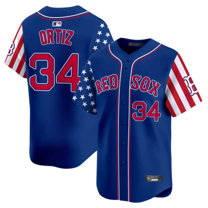 David Ortiz Jersey #34 Boston Red Sox 2025 Memorial Day Vapor Premier Limited Stitched