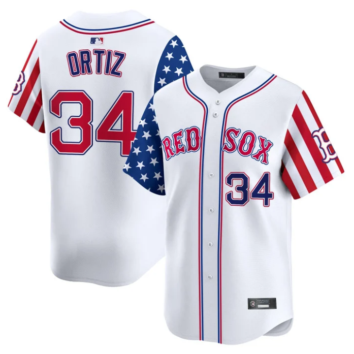 David Ortiz Jersey #34 Boston Red Sox 2025 Memorial Day Vapor Premier Limited Stitched
