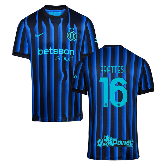 Davide Frattesi #16 Inter Milan 2025-26 Home Match Jersey – Blue