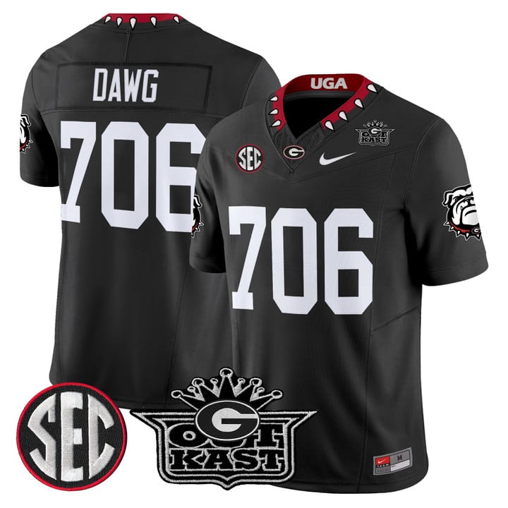 Dawg Jersey #706 Outkast x Georgia Bulldogs Vapor Limited Stitched