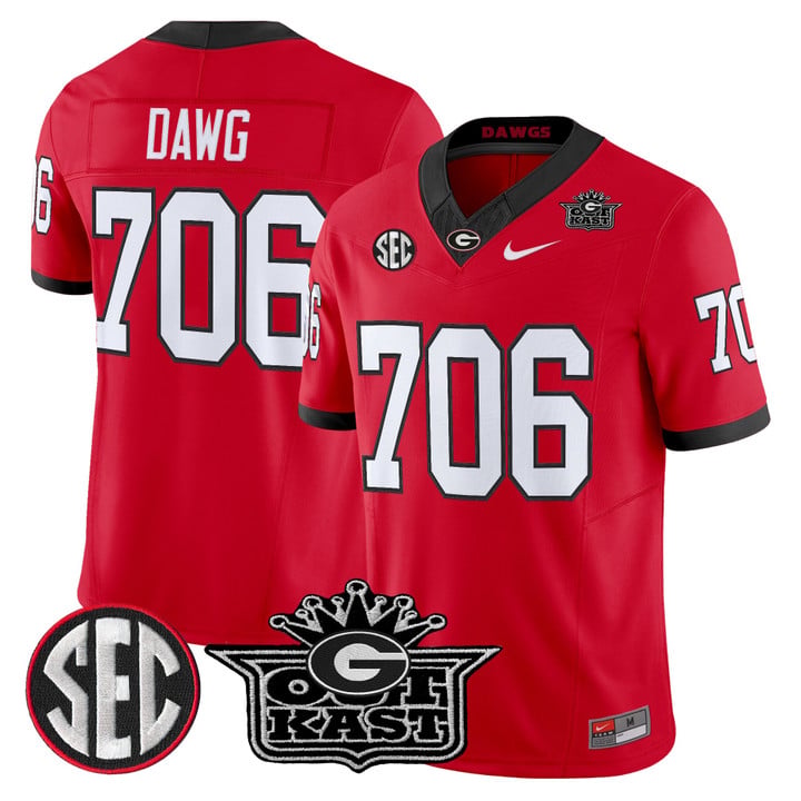 Dawg Jersey #706 Outkast x Georgia Bulldogs Vapor Limited Stitched