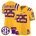 Death Valley Jersey #225 LSU Tigers 2025 Louisiana Patch Stitched