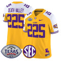 Death Valley Jersey #225 LSU Tigers 2025 Texas Bowl Vapor Stitched