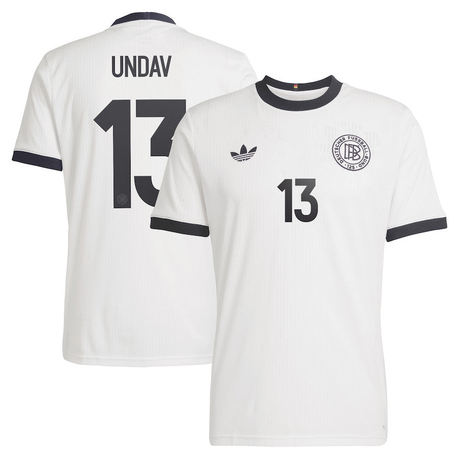 Deniz Undav 13 Germany National Team 125th Anniversary Men Jersey – White