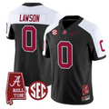 Deontae Lawson Jersey #0 Alabama Crimson Tide Throwback Map Stitched