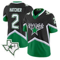 Derian Hatcher Jersey #9 Dallas Stars 99 Throwback Vapor Football Style Stitched