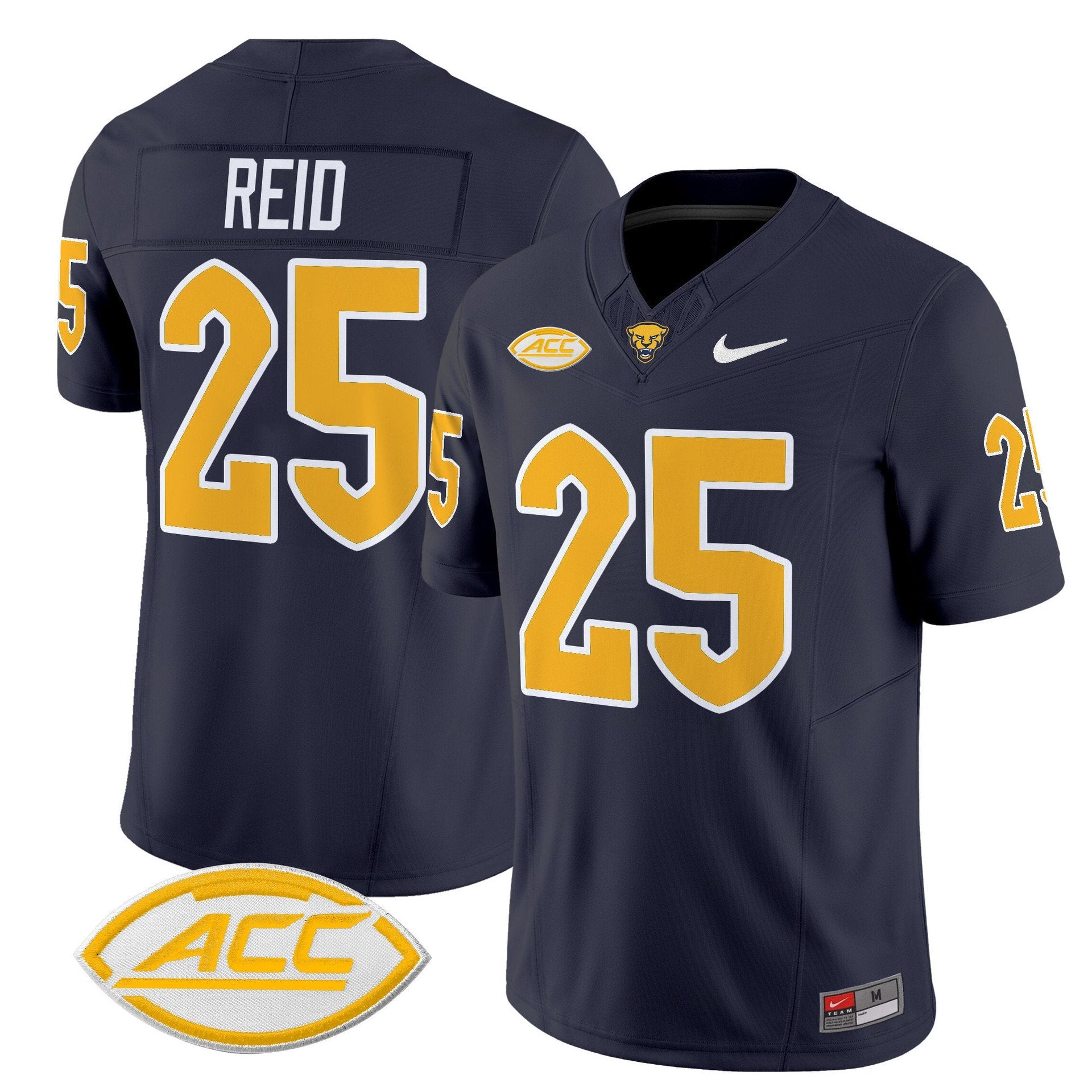 Desmond Reid Jersey #25 Pittsburgh Panthers 2025 Limited Stitched