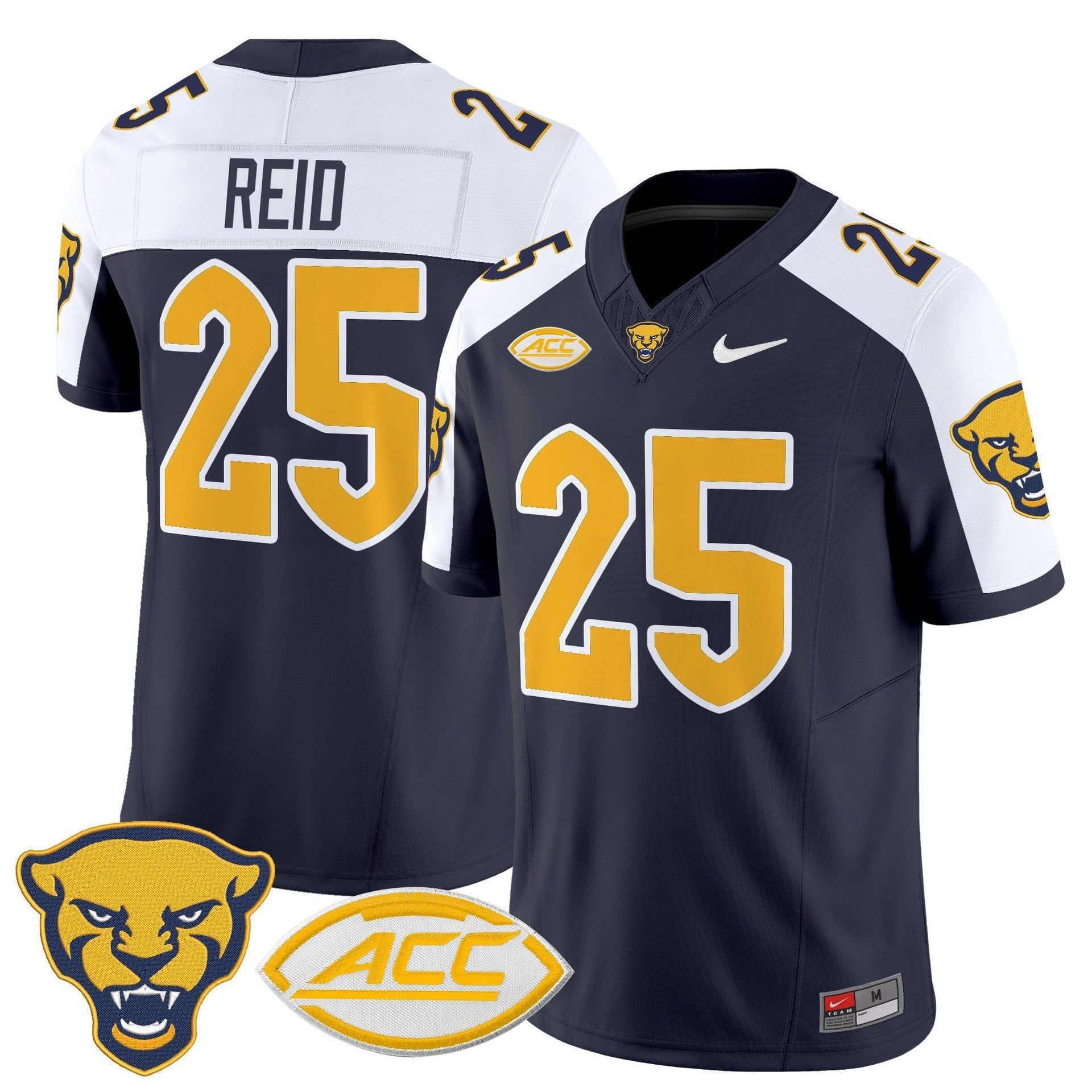 Desmond Reid Jersey #25 Pittsburgh Panthers 2025 Limited Stitched