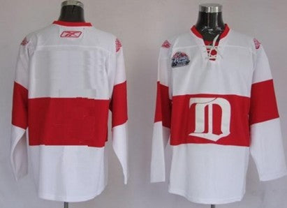 Detroit Red Wings Customized White Winter Classic Jersey Stitched
