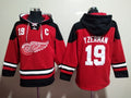 Detroit Red Wings #19 Steve Yzerman Pullover Hoodie